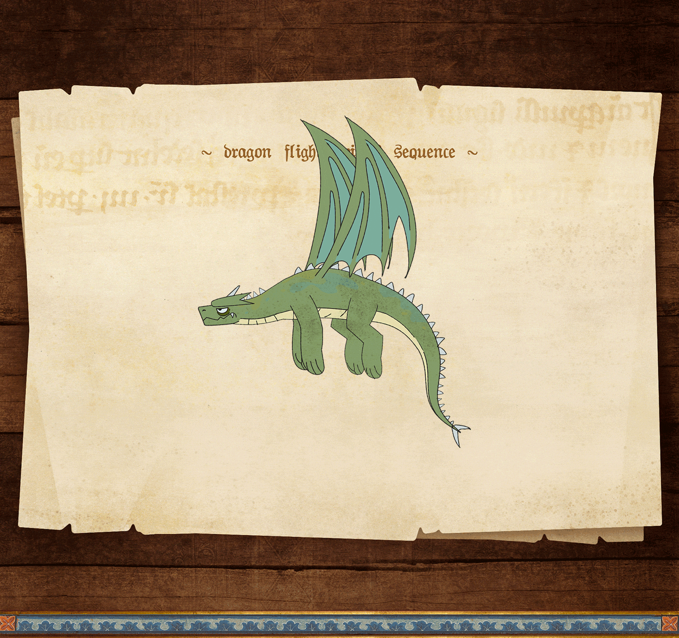 Szewczyk Dratewka Medieval 2D Animaiton with Dragon Pickled Frames