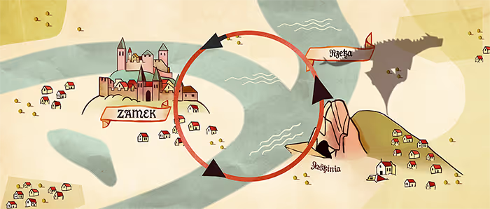 Szewczyk Dratewka Medieval 2D Animation with Dragon Pickled Frames