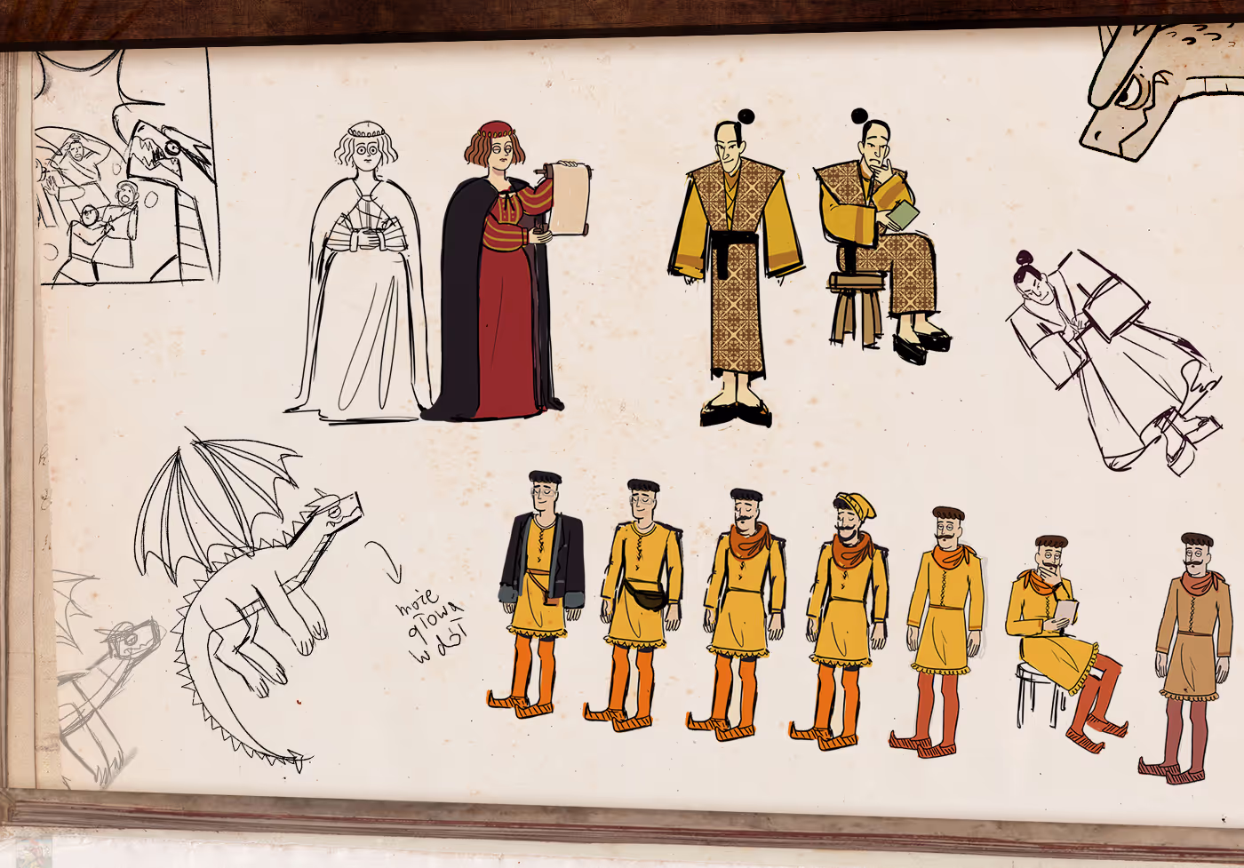 Szewczyk Dratewka Medieval 2D Animation with Dragon Pickled Frames